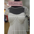 new arrival see-through scoop neckline chiffon wedding dress KB2015-106 Sexy High Neck Backless white Taffeta Lace Beaded dress